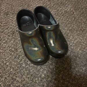 Dansko Iridescent Clogs